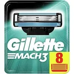 Mach 3 Razor Blades Refill, Pack of 8 (Packaging May Vary)