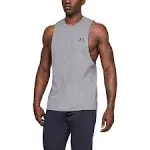 Under Armour Men's Left Chest Cut Off Tank Black S