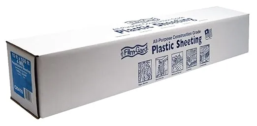 Film-Gard Plastic Sheeting 4 mil X 10 ft. W X 100 ft. L Polyethylene Clear 1 pk