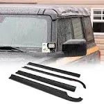 IAG I-Line 4pc Rain Deflector Visor System W/ A-Pillar Channel Matte B