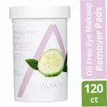 Almay Eye Makeup Remover Pads Gentle Oil Free 120 Pads NEW