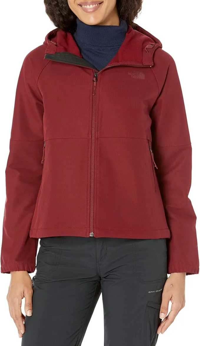 The North Face Camden Softshell Hoodie Women's Clothing Cordovan Dark : MD