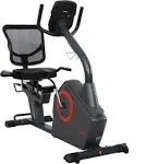 Sunny Health & Fitness Premium Magnetic Resistance Smart Recumbent Bike