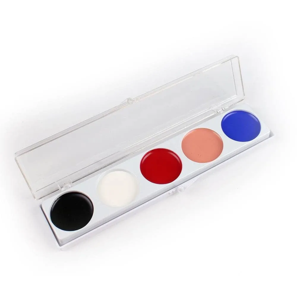 Mehron Makeup 5 Color Cream Palette (Clown)