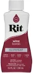 Rit All-Purpose Liquid Dye, Wine 8 Fl Oz