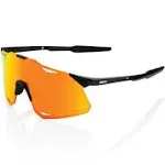 100% Hypercraft Sunglasses Gloss Black; HiPER Silver Mirror