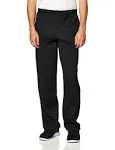 Gildan Men's Fleece Open Bottom Pocketed Sweatpants, Size: Small, Black