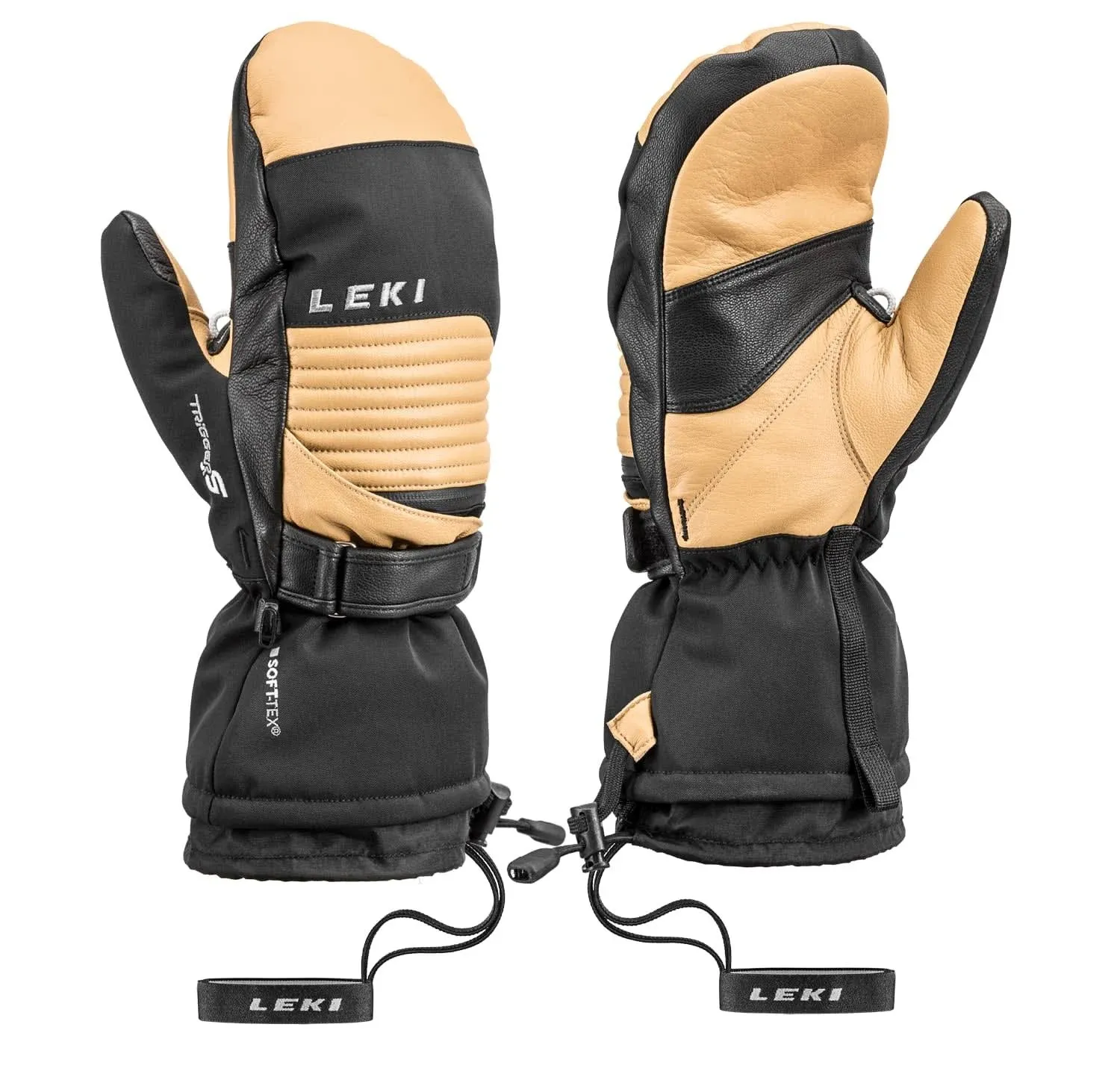 LEKI Xplore S Mitt - Black/Tan 100