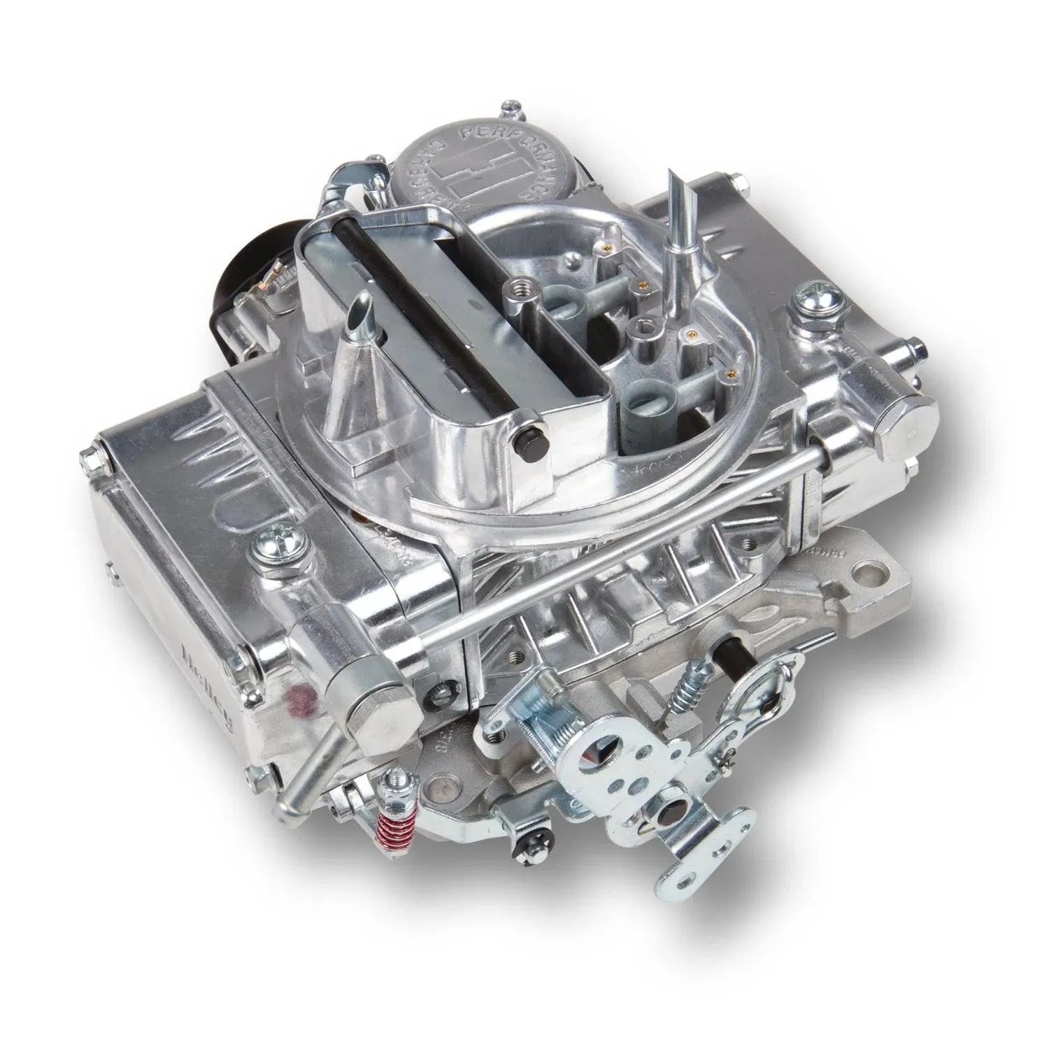 Holley Street Warrior Carburetor - Factory Refurbished; 600 CFM - 4160 - Vacuum Secondaries - Shiny - Gasoline; FR-80457S