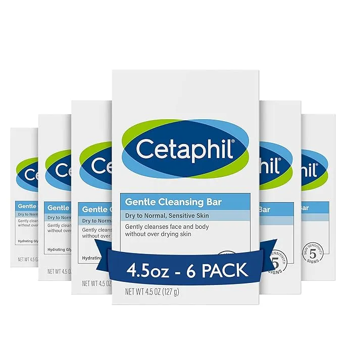 Cetaphil Gentle Cleansing Fresh Bar Soap - 3pk/4.5oz