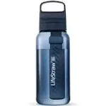 LifeStraw Go Water Bottle with Filter, Aegean Sea / 1Liter