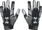 Under Armour Youth F8 Football Gloves - Black/Silver