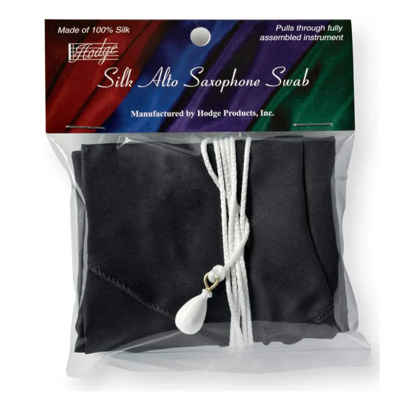 Hodge Silk Alto Saxophone Swab - Purple